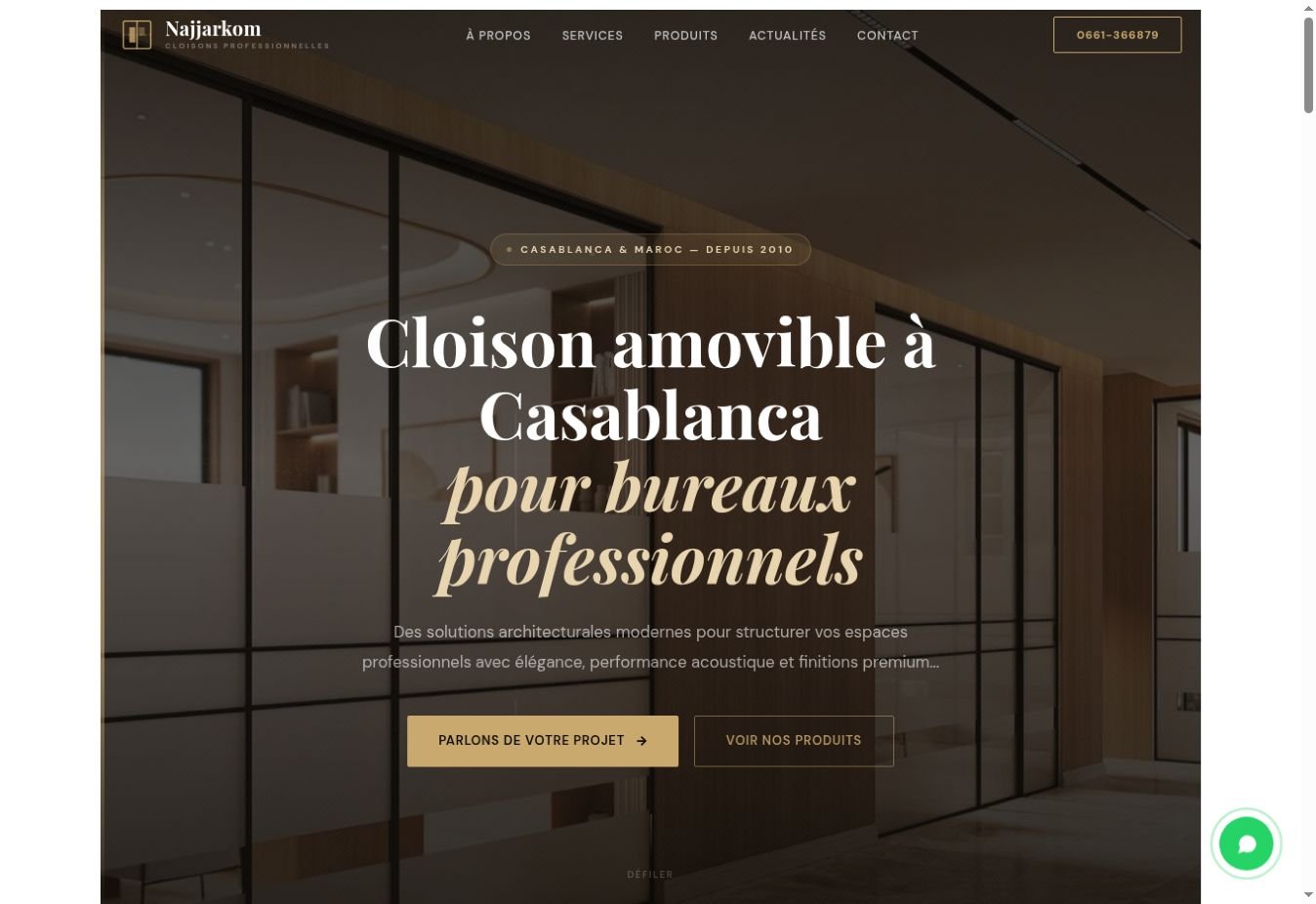 Website preview — Najjarkom